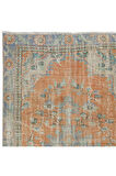 158x265 cm El Düğümlü Geleneksel Halı, 1955 civarı, Eski El Yapımı Köy Halısı