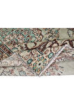 175x280 cm Yeşil El Yapımı Halı, Yenilenmiş Eski Halı, Yeniden Boyanmış Modern Halı