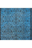 188x305 cm El Yapımı Türk Halısı, Mavi El Dokuması Halı, Modern Yünlü Halı