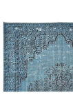188x305 cm Modern Ev Dekoru Halı, Mavi El Yapımı Halı, Geleneksel Yünlü Halı