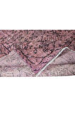 200x300 cm, Pembe El Yapımı Halı, Yenilenmiş Eski Halı, Yeniden Boyanmış Modern Halı