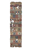 104x385 cm Antika Anadolu Karapınar Kilim, El Yapımı Koleksiyon Halısı, 18. Yüzyıldan