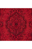 168x275 cm, Kırmızı Salon Halısı, El Dokuması Yünlü Türk Halısı, Pamuklu Alan Halısı