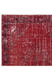 182x280 cm, Modern Ev Dekoru Halı, Kırmızı El Yapımı Halı, Geleneksel Yünlü Halı