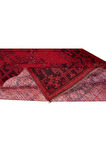 122x340 cm, Kırmızı Yolluk Halı, El Yapımı Koridor Halısı, Mutfak Halısı