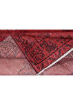 115x236 cm, Çağdaş Kırmızı Halı, El Düğümlü Mutfak Halısı, El Yapımı Halı