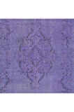 187x294 cm Çağdaş El Yapımı Türk Halısı, Eski El Düğümlü Halı, Mor Ofis Halısı