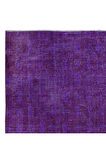 220x330 cm Mor Dış & İç Mekan Halısı, El Yapımı Halı, El Dokuma Türk Halısı, Eski Yenilenmiş Halı