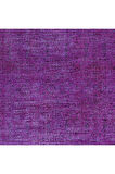205x306 cm El Yapımı Mor Halı, El Dokuması Eski Halı, Modern Türk Halısı