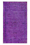 193x323 cm Mor Dış & İç Mekan Halısı, El Yapımı Halı, El Dokuma Türk Halısı, Eski Yenilenmiş Halı