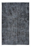145x219 cm Modern Ev Dekoru Halı, Gri El Yapımı Halı, Geleneksel Yünlü Halı