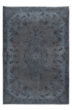 211x300 cm Modern Ev ve Ofis Dekoru için Gri Halı, El Yapımı Anadolu Halı