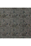 200x278 cm Gri El dokuması Halı, Yenilenmiş Vintage Halı, Yeniden Boyanmış Eski Halı