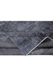 226x375 cm Gri El Dokuması Büyük Halı, Mutfak ve Yemek Odası için Modern Halı