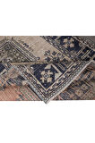 140x354 cm Eski Merdiven Halısı, El Yapımı Koridor Halısı, Türk Yolluk Halısı