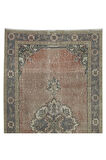 96x345 cm Türünün Tek örneği El Düğümlü Koridor Halısı, Eski Türk Koridor Halısı