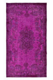 164x294 cm, Pembe Salon Halısı, El Dokuması Yünlü Türk Halısı, Pamuklu Alan Halısı