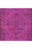 169x272 cm, Çağdaş Pembe Halı, El Düğümlü Mutfak Halısı, El Yapımı Halı