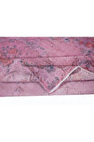 163x266 cm, El Düğümlü Pembe Halı, Dekoratif El Dokuması Yün ve Pamuktan Yapılmış Alan Halısı