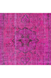 178x294 cm, Pembe El dokuması Halı, El Düğümlü Alan Halısı, Eski Türk Halısı