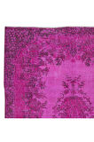 166x272 cm, Pembe Oturma Odası Halısı, Yenilenmiş Türk Halısı, El Düğümlü Alan Halısı