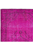 162x281 cm, El Dokuması Halı, Pembe Modern Halı, El Yapımı Yünlü Halı