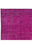 157x254 cm, Modern Ev Dekoru Halı, Pembe El Yapımı Halı, Geleneksel Yünlü Halı