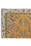200x304 Cm Turuncu Tonlarda Alan Halısı, Oturma Odası Halısı, El Yapımı Halı