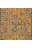 200x304 Cm Turuncu Tonlarda Alan Halısı, Oturma Odası Halısı, El Yapımı Halı