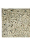 200x321 Cm Oturma Odası Için Kayseri Yöresi Alan Halısı, Madalyon Tasarımlı Bej El Yapımı Halı