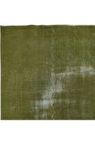 203x308 cm Yeşil Halı, Yenilenmiş Halı, Yeniden Boyanmış Eski Halı