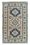 128x209 Cm Oturma Odası Için El Düğümlü Türk Halısı, Yemek Odası Için Eski Halı