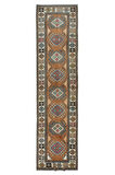 105x406 Cm El Düğümlü Türk Koridor Halısı, Yaklaşık 2000'lerde Yapıldı, Dar Koridor Yolluğu