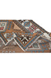 105x406 Cm El Düğümlü Türk Koridor Halısı, Yaklaşık 2000'lerde Yapıldı, Dar Koridor Yolluğu