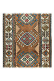 105x406 Cm El Düğümlü Türk Koridor Halısı, Yaklaşık 2000'lerde Yapıldı, Dar Koridor Yolluğu