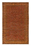 182x293 cm El Dokuması Halı, Turuncu Halı, Oturma Odası Halısı, Misafir Odası Halısı