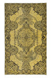 178x296 cm Sarı Halı, El Dokuması Modern Halı, Salon Halısı
