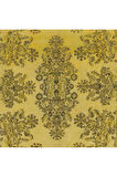 155x271 cm Sarı Halı, Yenilenmiş Türk Halısı, Modern El Dokuması Halı