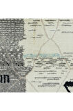 122x176 cm Modern El Yapımı Fas Berberi Tülü Halısı, Bej ve Gri, %100 Yün