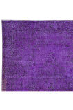 175x292 cm Modern Mor El Dokuması Yün ve Pamuklu Türk Halısı, Dekoratif Yer Örtüsü