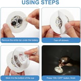 Evimdeyokyok Bardak Altlığı Işıklı Ledli 3 Modlu 6 cm