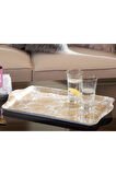 Chic Rose Tepsi 32x20 Cm Beyaz