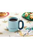 Creative New Bone China Kupa 350 Ml Açık Mavi