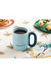 Creative New Bone China Kupa 350 Ml Açık Mavi