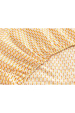 Diamond Stripe Kolay Ütülenir Tek Kişilik Lastıklı Çarşaf 100x200 Cm Sarı