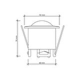 Maxled MX-6306 - 1000W | Sıva Altı 360° Sensör