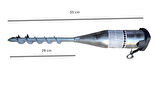 PLAJ ŞEMSİYESİ 200CM ÇAP, 10 TELLİ + ŞEMSİYE SABİTLEME KAZIĞI (55 CM)