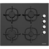 Silverline BO6501B01 - CS5343B01 - 3490 Oslo Siyah Ankastre Set