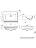 Turavit Bella Etajerli Lavabo 65 Cm BL0401T