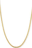 14 Ayar Altın Unisex Valentin Zincir Kolye 2.5 Mm